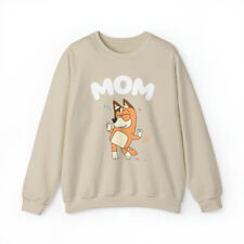 Mom Bluey Crewneck Sweatshirt, Mum, Mother day, Gift, Bluey, Christmas, birthday picture