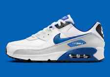 Nike Air Max 90 White Game Royal Photon Dust Black Sneakers FN6843-100 Mens Size picture