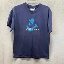 Vintage Creed Shirt Adult Medium Blue Tour 2000s Y2K Band T Streamline 90s picture