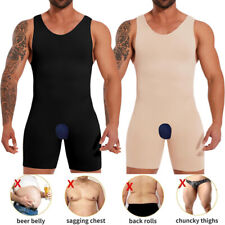 Mens Body Shaper Slimming Compression Bodysuit Tummy Control Fajas Para Hombres picture