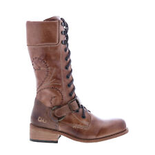 Bed Stu Shelby F378103 Womens Brown Leather Lace Up Casual Dress Boots 7.5 picture