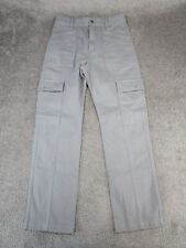 Madewell Pants Womens 28 '90S Straight Cargo Gray Cotton Trousers Casual Utility picture
