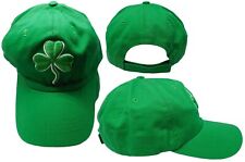 Ireland Shamrock Green Irish Cotton Adjustable Embroidered Baseball Cap Hat picture