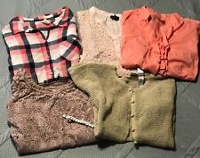 NICE Lot Of 5 Womens Boho Lace Tops Shirts For SPRING SUMMER 2X 3X Elle SJS + picture