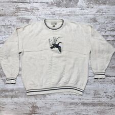 Vintage Fieldmaster Sweatshirt Mens XL White Pullover Duck Outdoors Nature picture