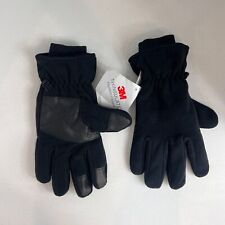 3M Thinsulate Men's Black Fleece Gloves Size L / XL - New With Tags picture