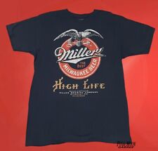 New Miller High Life The Best Milwaukee Beer Mens Vintage Classic T-Shirt picture