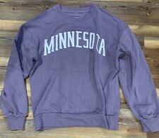 Minnesota 1897 Light Purple Crew Neck Sweatshirt Women’s Size Small picture