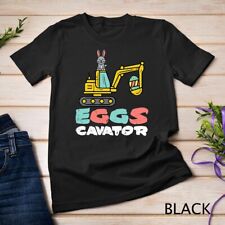Kids Eggs Cavator Easter Bunny Excavator Cute Boys Kids Toddler Unisex T-shirt picture