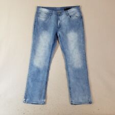 Six Lincoln Jeans men's 34x30 slim straight blue Flex stretch denim pants picture