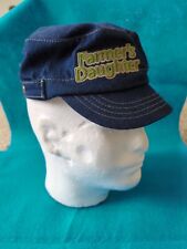 John Deere Farm Girls Denim Hat Cap Farmer's Daughter 100% Cotton NEW With Tags picture