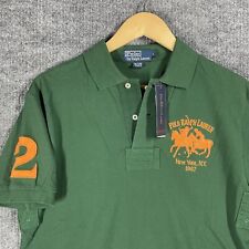 Polo Ralph Lauren Shirt Men S Green Polo Big Pony Stampede New York 1967 NWT NOS picture