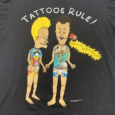 VTG Stanley Desantis Beavis & Butthead Tattoos Rule T Shirt Single Stitch USA L picture