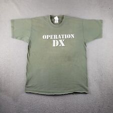 Vintage Operation DX Shirt Men Extra Large Green D Generation X Troop 69 Y2k Tee picture