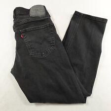 Levi's 541 Jeans Mens Black 30x30 Actual 30x28 Athletic Taper Cut Loose Stretch picture