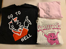 superrradical t shirt lot XL XXL go-to-hell koolaid man picture