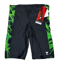 TYR Mens Sz 34 Spandex Jammers Compression Shorts Performance Swimsuit NWT picture