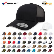 Yupoong Retro Trucker Hat 6606 Blank Cap Snapback Hat Adjustable Yp Classics picture