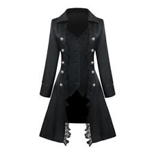 Vintage Steampunk Ladies Coat  Punk Jacket Gothic Long Sleeve Swallowtail Jacket picture