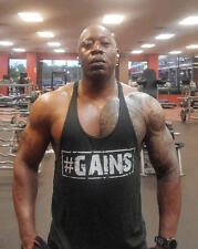 Iron Gods #GAINS, Gym Tank Top, Y-Back Stringer Tank, Gym Shirt, Gym Clothing picture