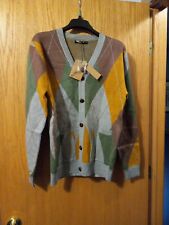 Pj Paul Jones Button Down Long Sleeve Mens Sweater Size Small Multicolored picture