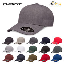 Flexfit Delta 180 Seamless Carbon Cap Fitted Baseball Hat Performance Blank picture