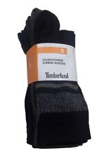 6 Pair Pk Timberland Cushioned Crew Socks New picture