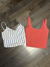 Women’s Abercrombie & Fitch Cropped Tank Top Lot Shirts Size Small picture