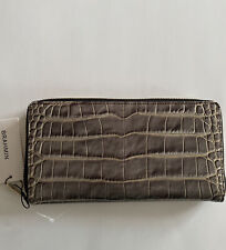 BRAHMIN Skyler Sterling Miravet Genuine Leather Wristlet/Wallet NEW~REAR FIND picture
