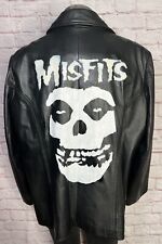 Misfits Leather Jacket CUSTOM MADE Punk Adult 3X Colebrook & Co Outerwear picture