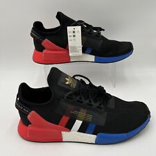 Men's Size 13 Adidas NMD R1 V2 Paris Blue Red Black Athletic Shoes FY2070 NEW picture