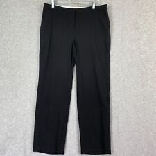 IZOD Pants Women's Size 14 Black Straight Leg Mid Rise Stretch Casual Career picture