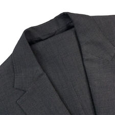 VTG 42 L Morty Sills Savile Row Bespoke Tailoring Charcoal Grey Pin Dot Suit picture