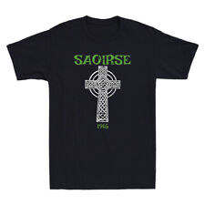 Saoirse 1916 Freedom Irish Republican With Celtic Cross Vintage Men's T-Shirt picture