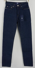 New 165$ Wood Wood Lea Women's 25 x 32 Slim Indigo Blue Topblock High Rise Jeans picture