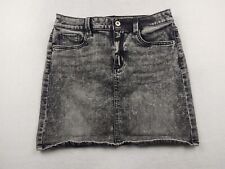 Arizona Jean Co. Juniors' Size 3 w27 Gray Denim Mini Skirt picture