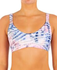 MSRP $55 Hurley Juniors Zebra Color Wash Reversible Bikini Top Pink Size XS picture