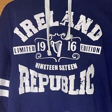 Ireland Republic 1916 Hoodie Blue size Large Dublin Trading Co. Sweatshirt picture