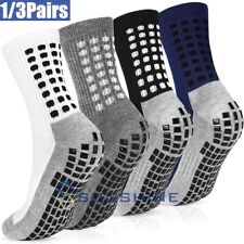 1/3Pair Anti Slip Non Skid Slipper with grips For Adult Men Women Hospital Socks picture
