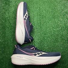 Saucony Triumph 21 Women’s Size 8.5 ‘Navy/Orchid’ Running Shoes S10881-105 picture