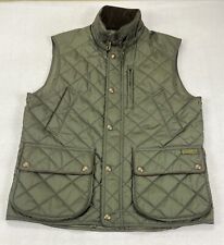 VTG Polo Ralph Lauren Quilted Vest Men's M  Green Polo Club Gentlemen's Clothier picture