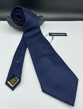 DONALD J. TRUMP Signature Collection Men's 100% Silk Tie ~ Blue ~ Hand Made picture