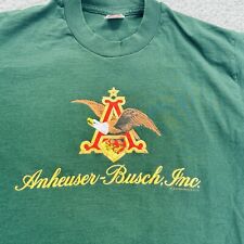 Vintage 1996 Budweiser Anheuser Busch Eagle T Shirt Mens Single Stitch Medium picture