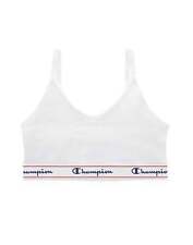 Champion Women's Bralette Athletics Heritage Double Dry Wicking Script Logo Band picture