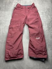 Volcom Nimbus Snowboard Pants Adult XS Insulated Warm Ski Pants Burgundy picture