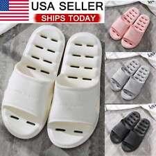 Womens Mens Slippers Bath Shower Non-Slip Bathroom Sandals Ourdoor Soft Shoes US picture