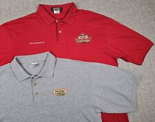 Vintage Matchbox Toys Polo Shirts Mens XL Gray Red 1998 Embroidered Car Toy Show picture