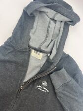 Linksoul Jacket Men's M Black Tempus Fugit Golf Full Zip Sweater Sweatshirt Hood picture