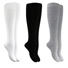 Premium Bamboo Knee High Socks for Women Seamless Long Dress Socks 3 Pairs picture