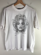 Vintage 1991 Madonna T Shirt XL Screen Stars Single Stitched White Mens picture